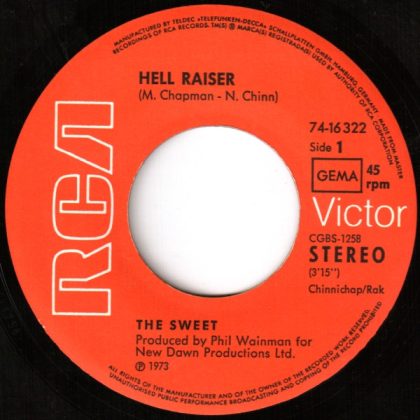 THE SWEET - Hell Raiser / Burning