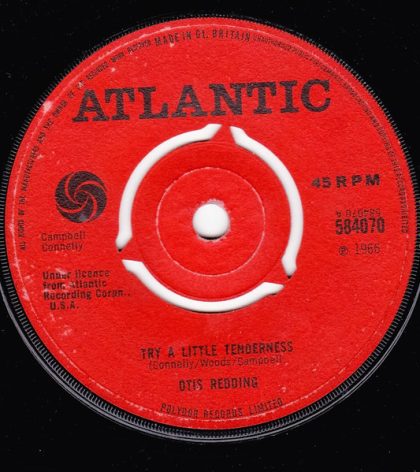OTIS REDDING - Try A Little Tenderness / Sick Y'all