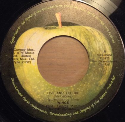 WINGS - Live And Let Die / I Lie Around