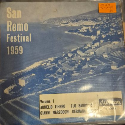 SAN REMO FESTIVAL 1959 - Volume 1