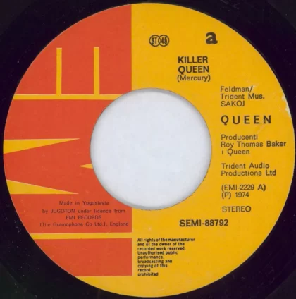 QUEEN - Killer Queen / Flick Of The Wrist