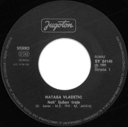 NATAŠA VLADETIĆ - Nek' Ljubav Traje / Pesma Majci