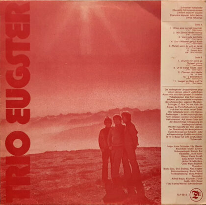 TRIO EUGSTER - Schweizer Volkslieder / Chansons Folkloriques / Canzoni Popolari Svizzere / Chanzuns Populars Dalla Svizzera / Swiss Folksongs