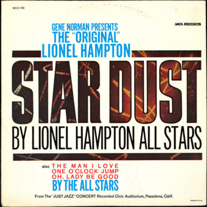 LIONEL HAMPTON ALL STARS And The ALL STARS - Gene Norman Presents "Just Jazz"