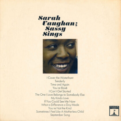 SARAH VAUGHAN - Sassy Sings